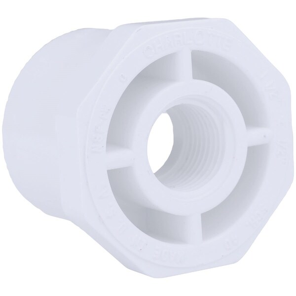 Charlotte Pipe And Foundry 1-1/2 In. SPG x 1/2 In. FPT Schedule 40 PVC Bushing PVC 02108 1400HA - main